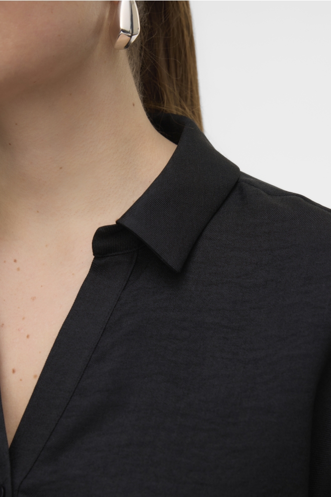 VMMELANEY QUEENY SS SHIRT WVN GA 10325866 BLACK